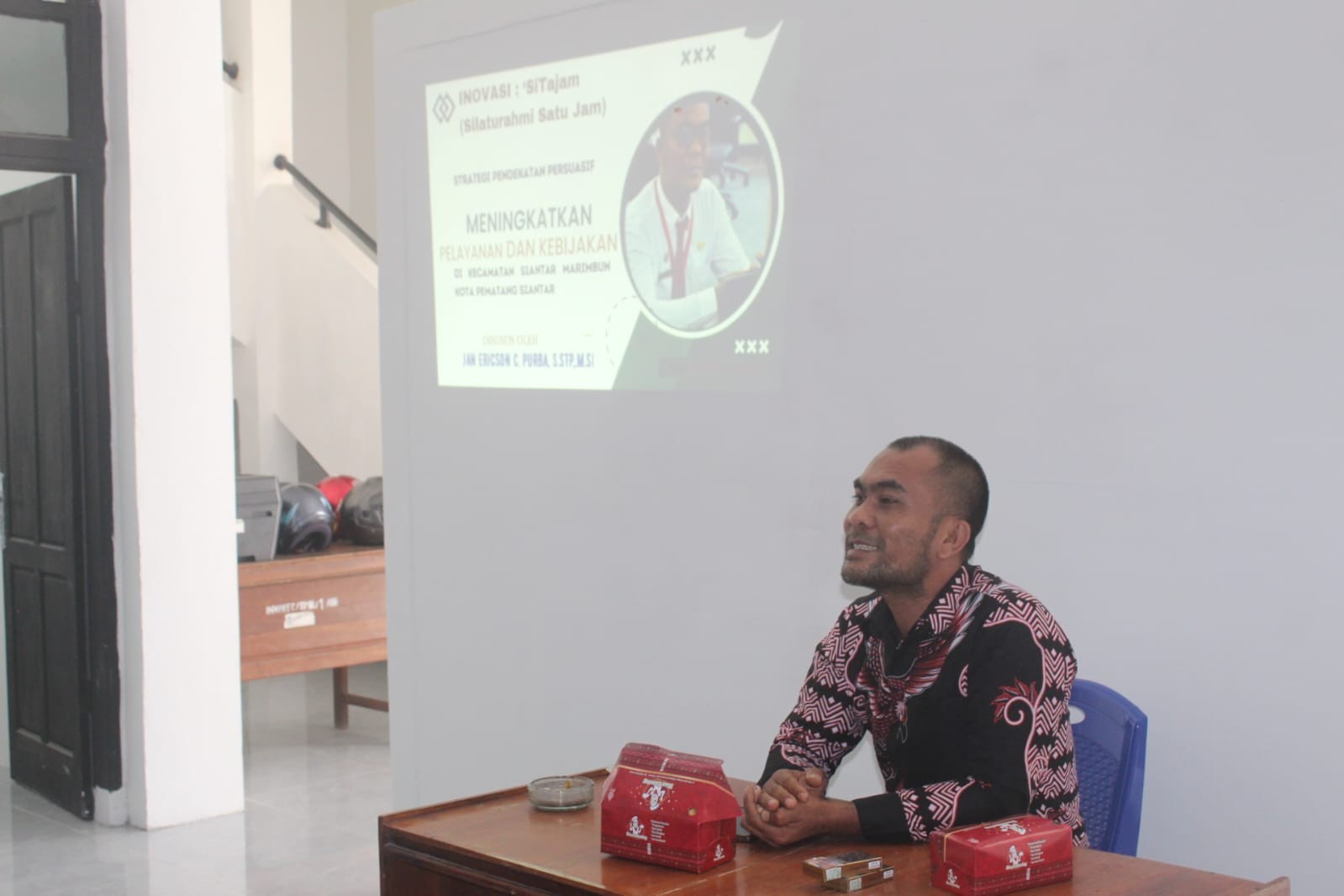 CAMAT SIANTAR MARIMBUN MEMBENTUK TIM EFEKTIF INOVASI SILAHTURHAMI SATU JAM \