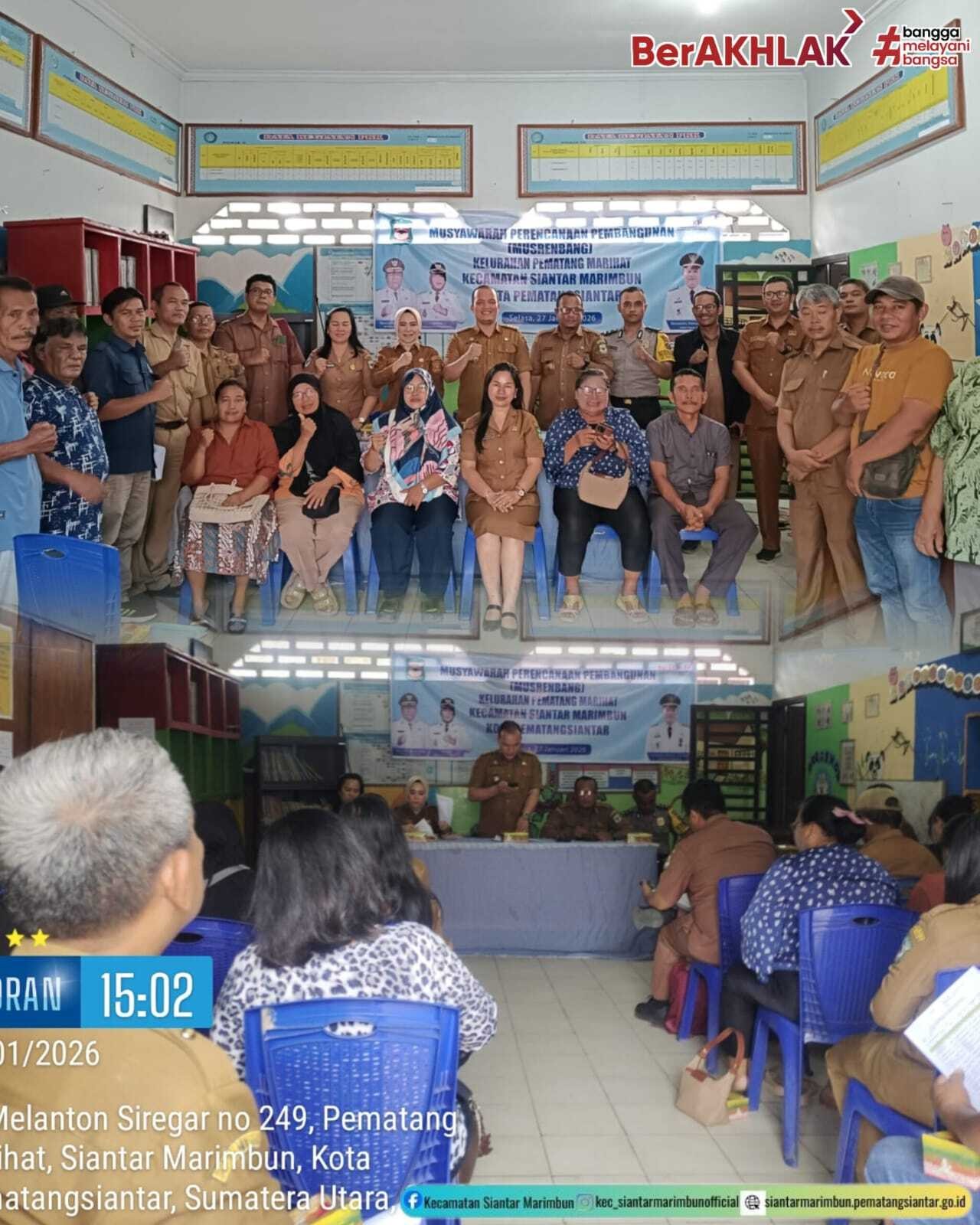 HASIL PELAKSANAAN MUSRENBANG KELURAHAN SE- KECAMATAN SIANTAR MARIMBUN